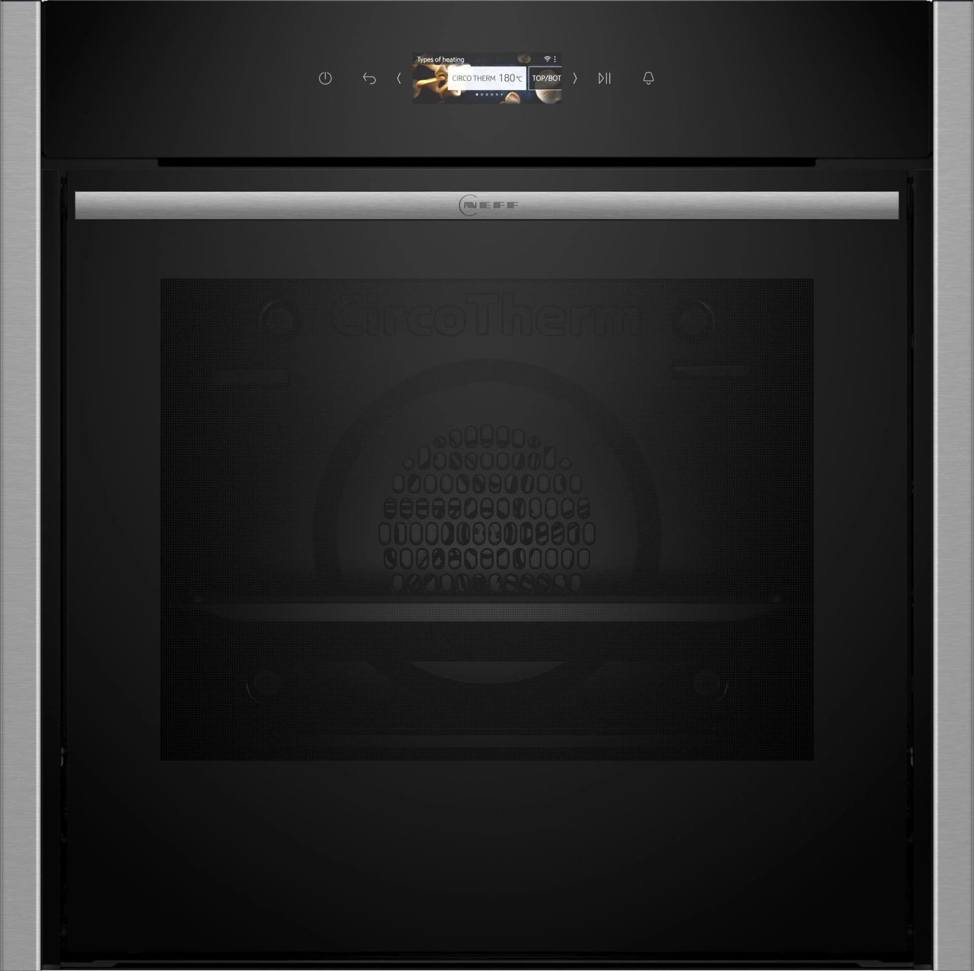 NEFF Einbaubackofen B44CR21N0 Silber Edelstahl 71L Hydrolyse