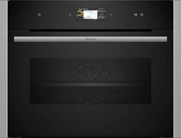 NEFF Dampfbackofen C24FS31N0 AirFry-Funktion Silber