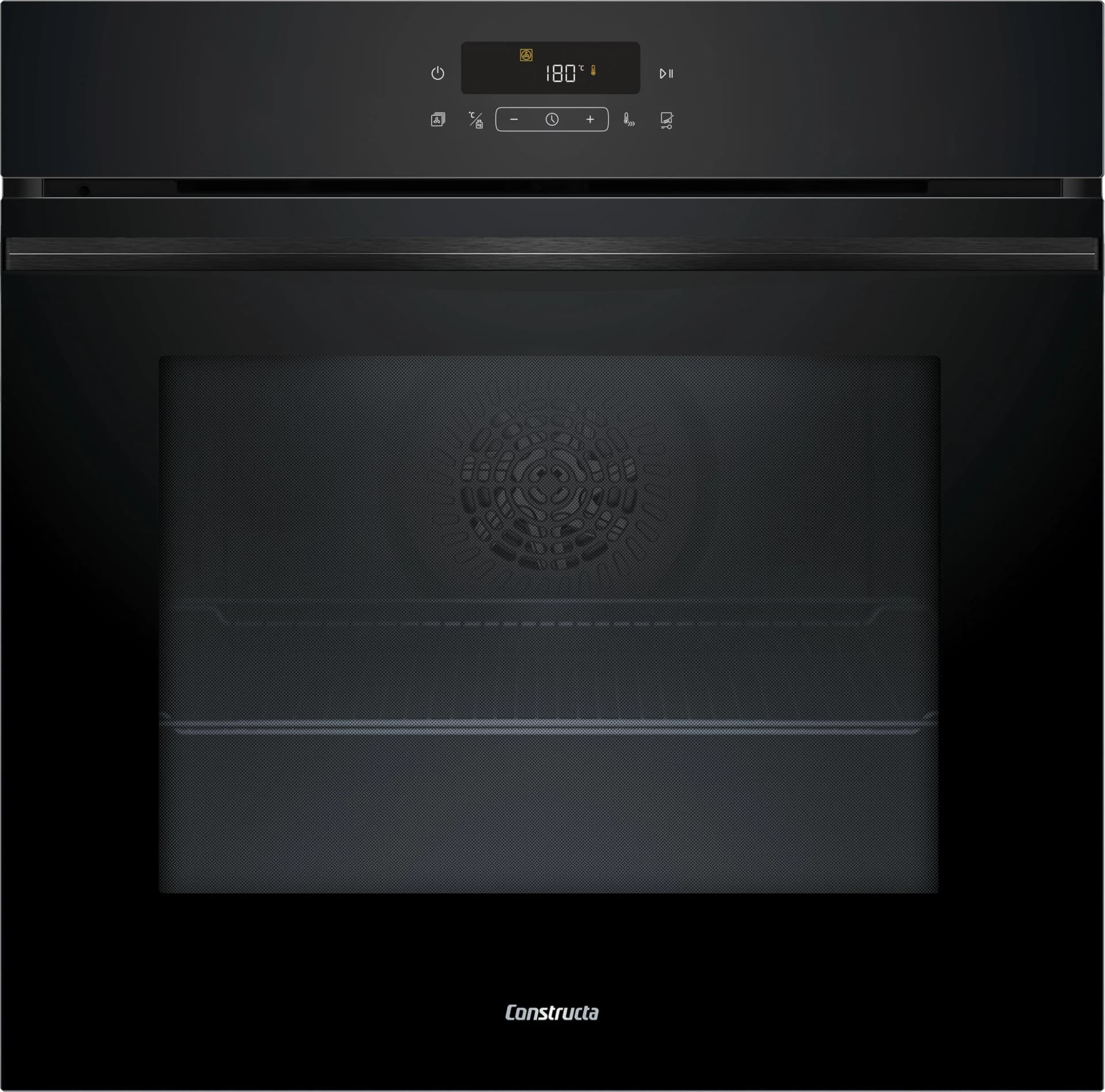 CONSTRUCTA Einbaubackofen CF4M28063 Schwarz LED-Touch Control