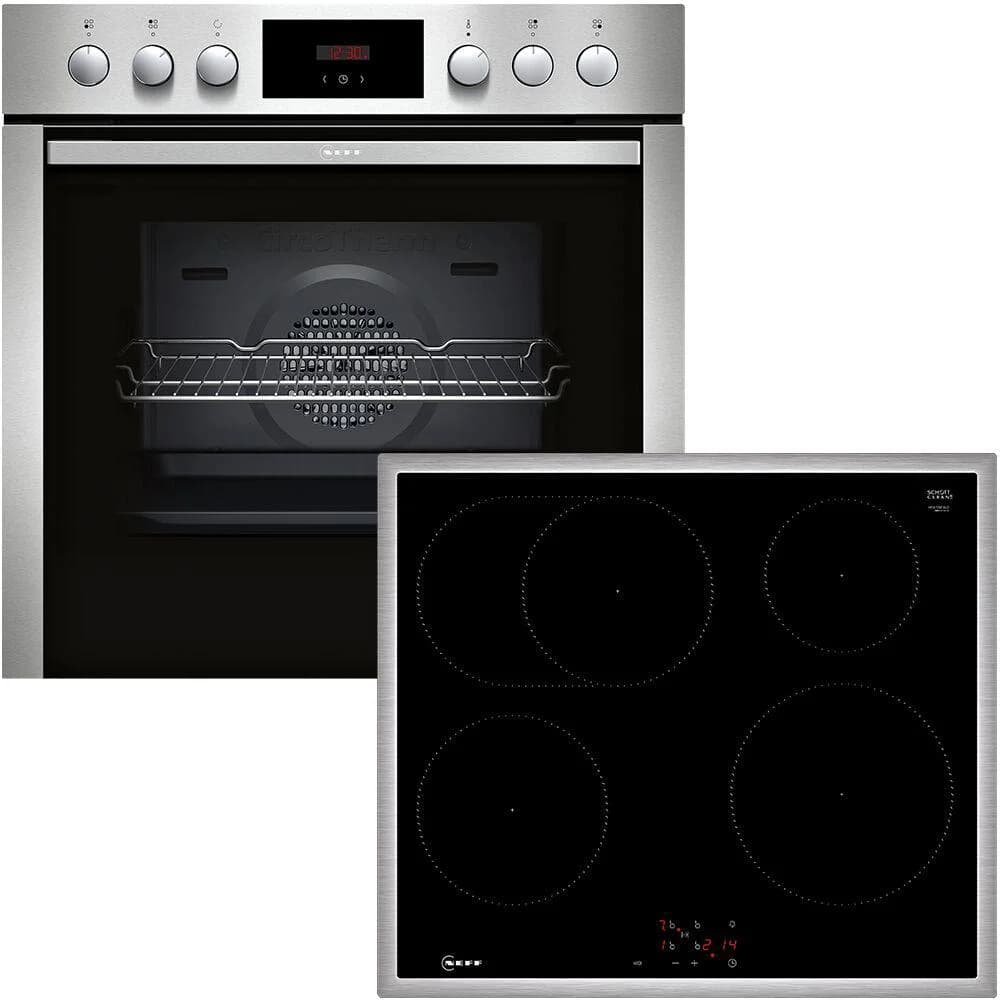 NEFF Elektro-Herd-Set EDX4I0 Schwarz/CircoTherm
