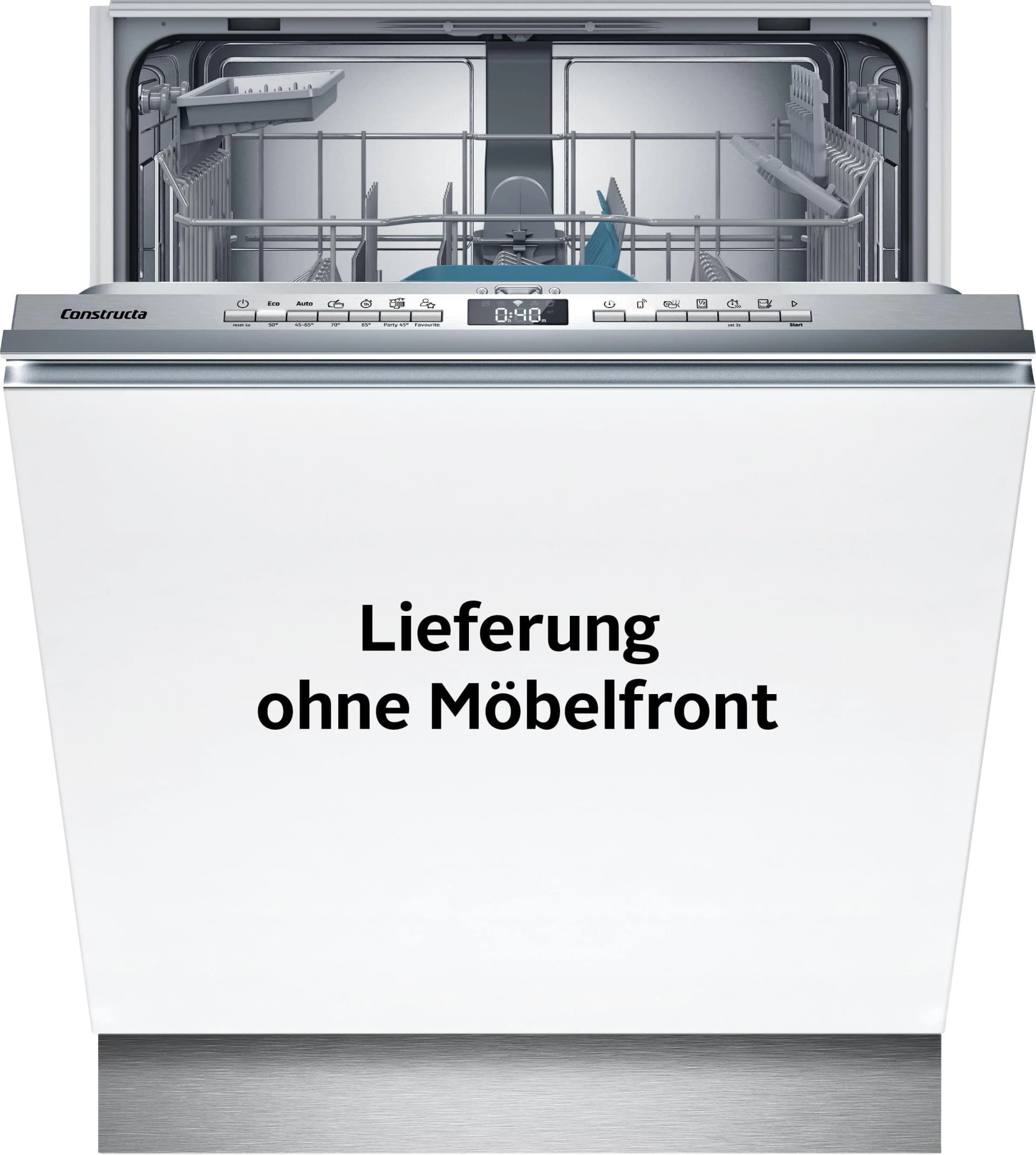 CONSTRUCTA vollintegrierbarer Geschirrspüler CB6HX03HUE weiß