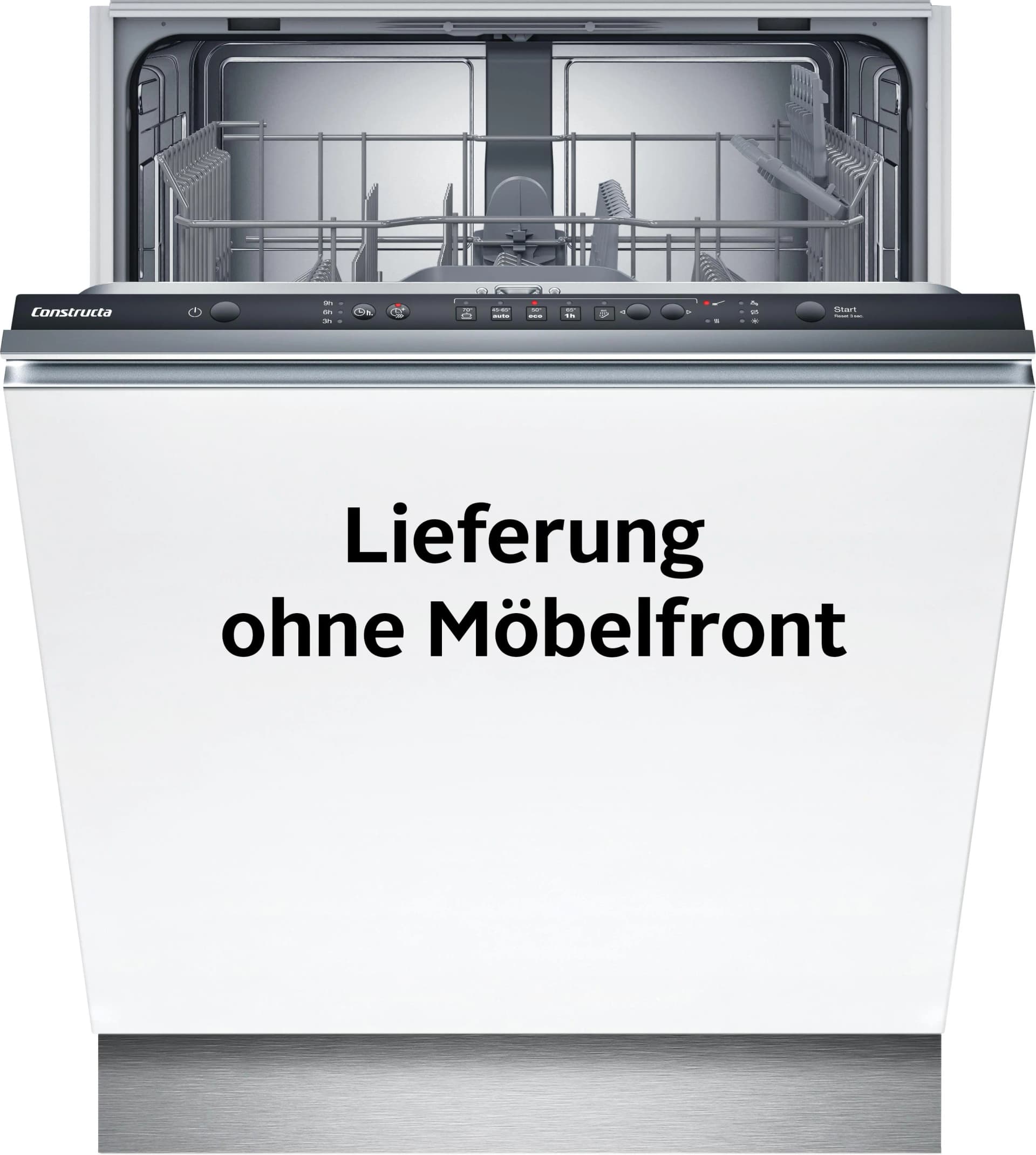Constructa vollintegrierbarer Geschirrspüler weiß E-Effizienz
