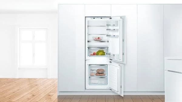 Bosch Einbaukühlgefrierkombination KIS77AFE0 Weiß LowFrost-Technologie