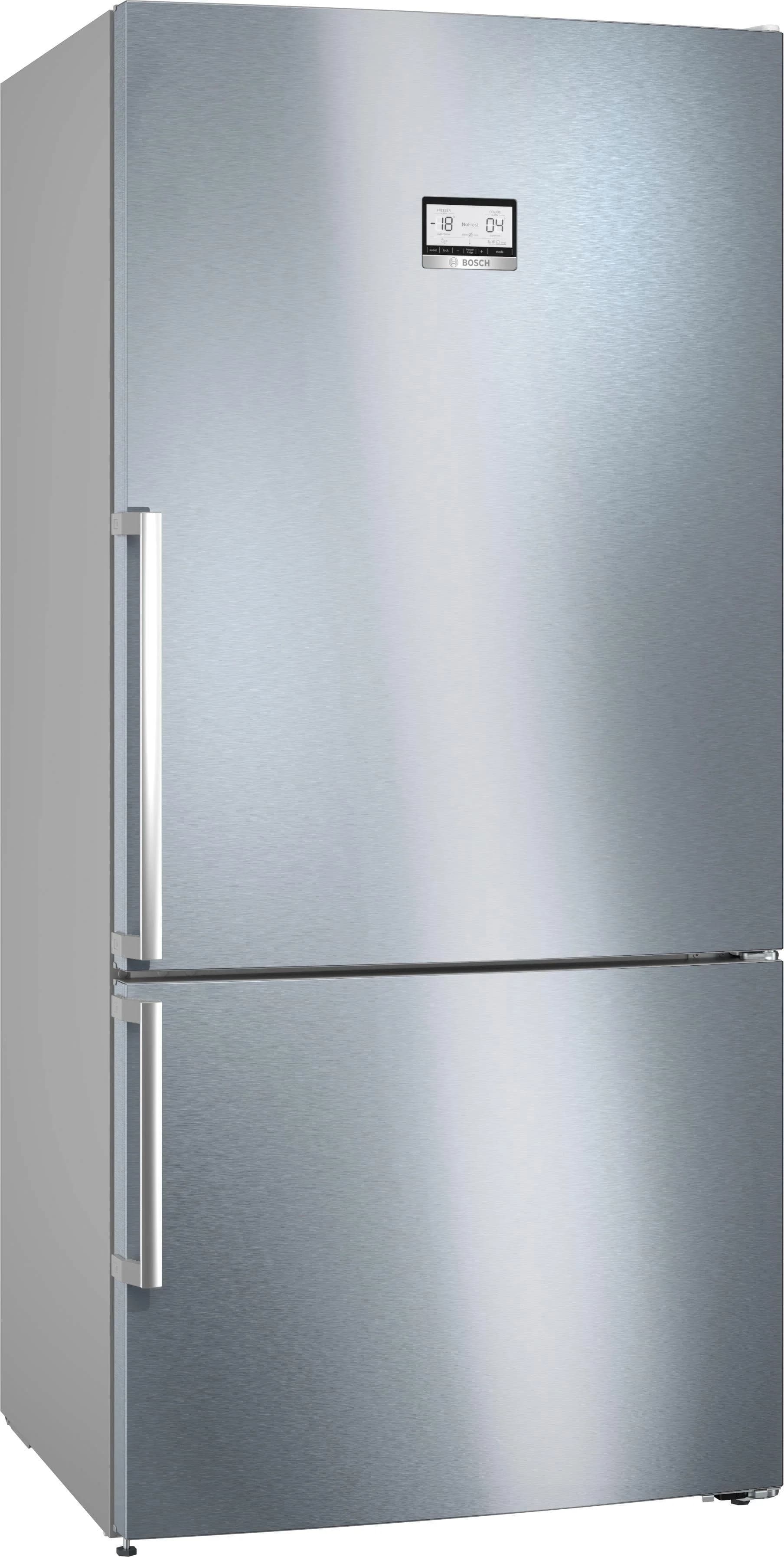 BOSCH Kühl-/Gefrierkombination KGN86AIDR Silber No Frost VitaFresh XXL