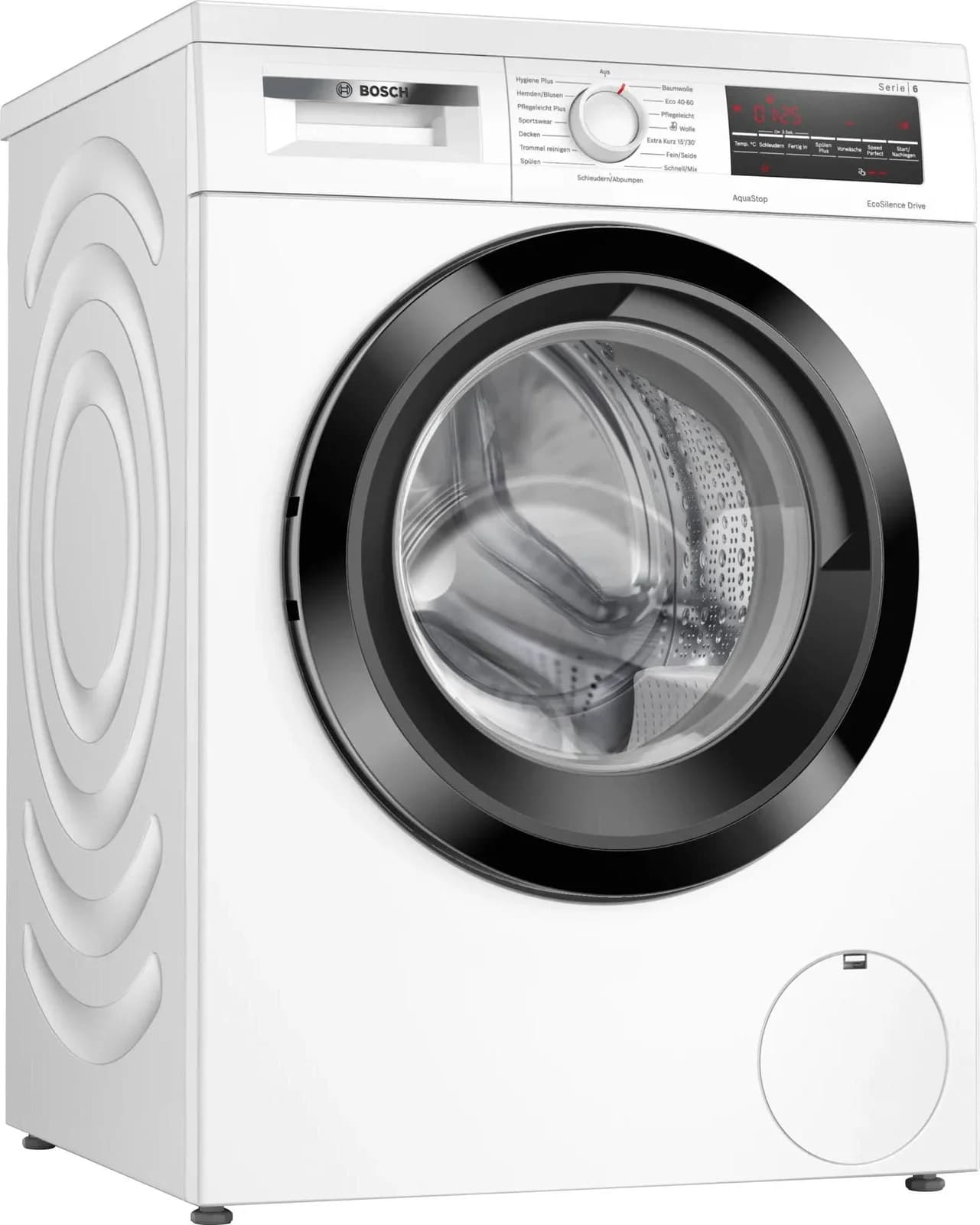 Bosch Waschmaschine WUU28T48 8 kg Weiß Speed Perfect Hygiene Plus