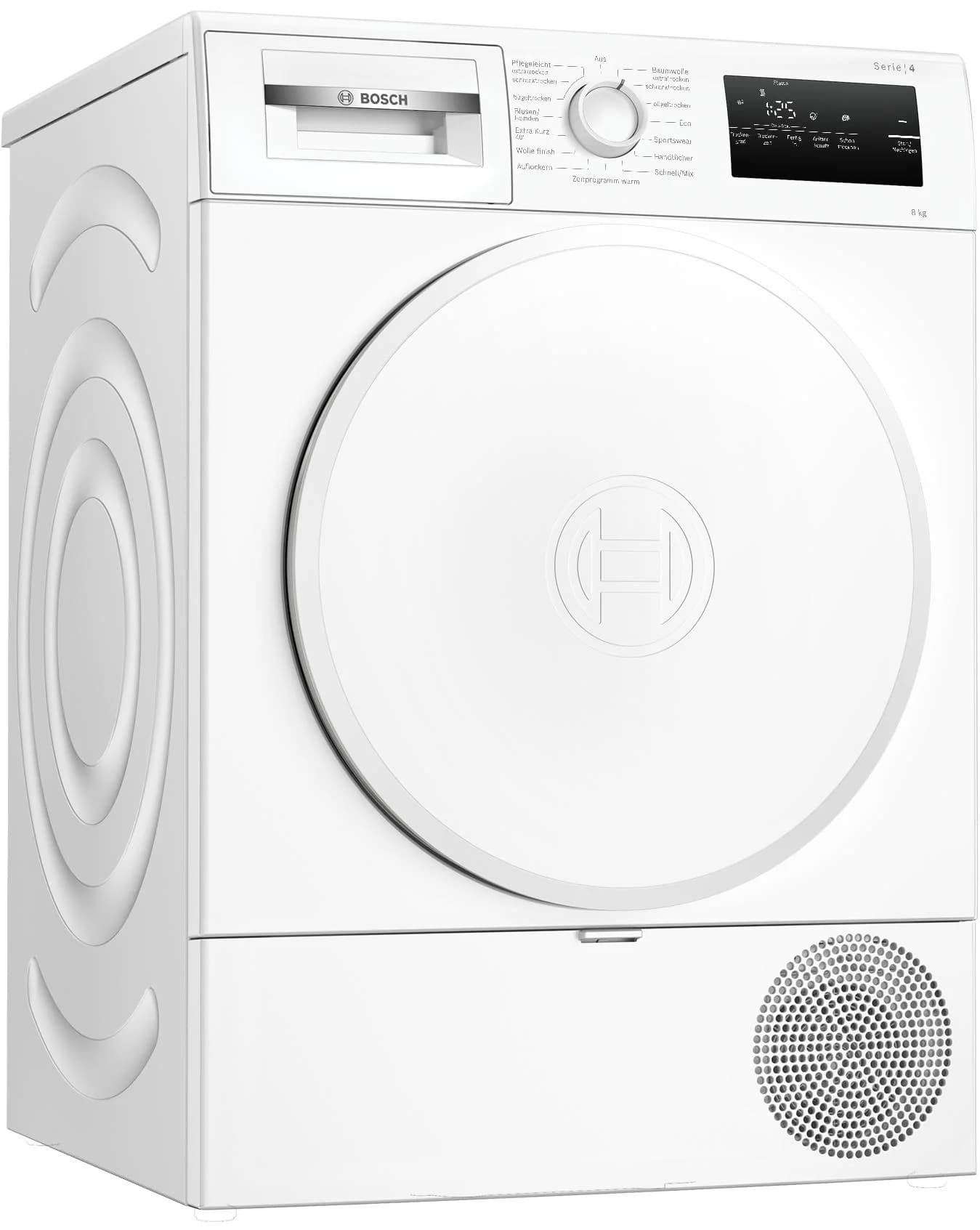 BOSCH Wärmepumpentrockner WTH83VV4 8 kg Weiß