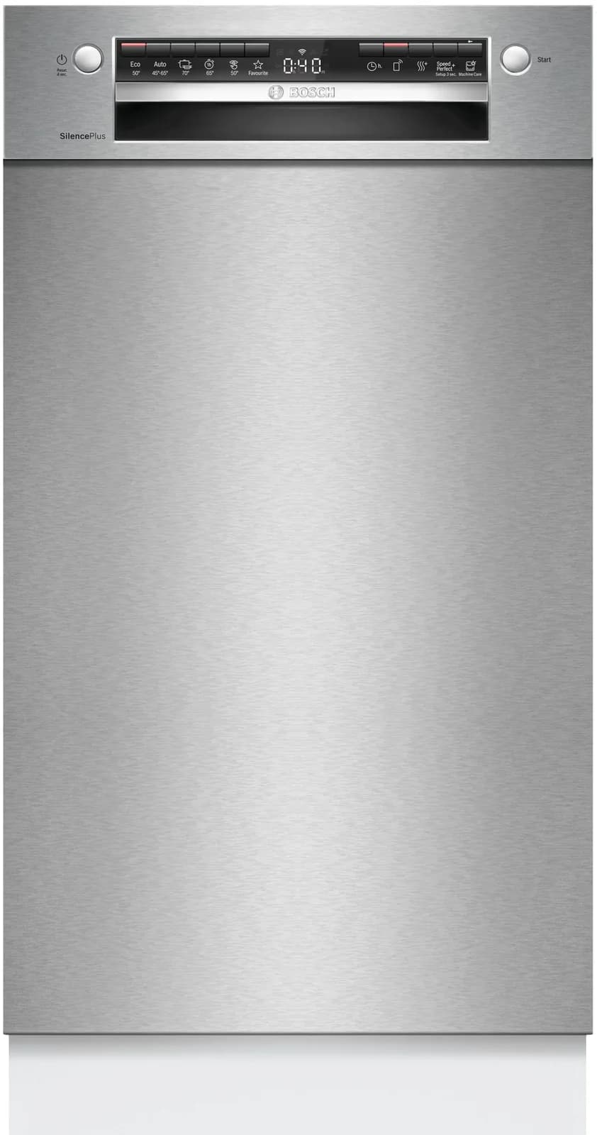 Bosch Unterbaugeschirrspüler SPU4HMS10E silber gebürsteter Stahl