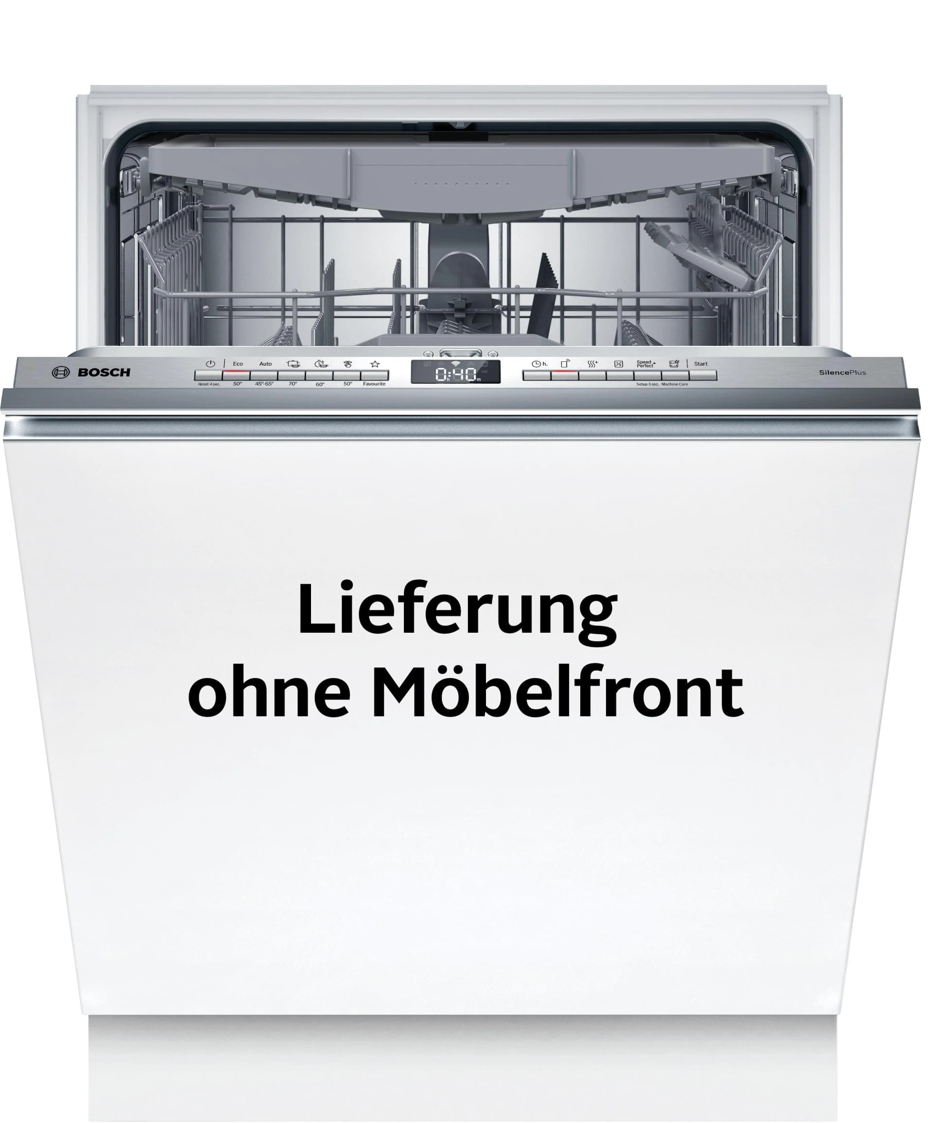 BOSCH Geschirrspüler SBV4ECX28E Vollintegrierbar Silber Besteckschublade