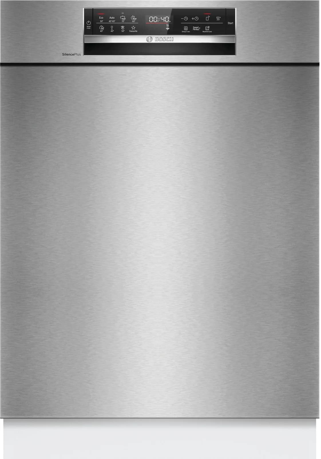 BOSCH Unterbaugeschirrspüler SMU6ECS12E Silber