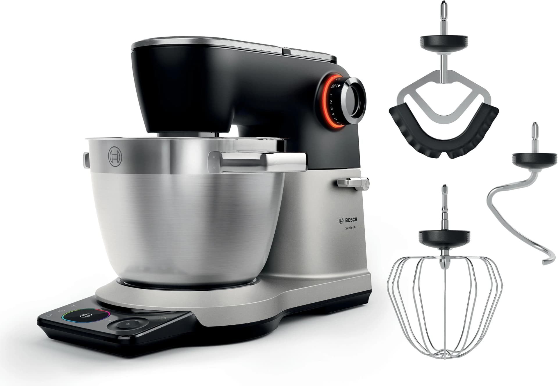 Bosch Küchenmaschine Serie 8 9 Automatikprogramme Pearl Silver