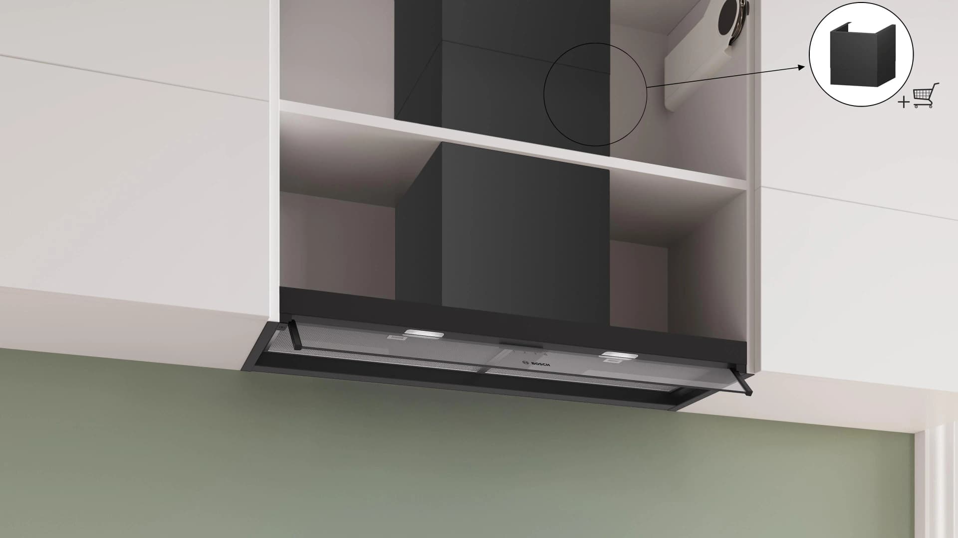 Bosch Lüfterbaustein DBB95CC60 Schwarz