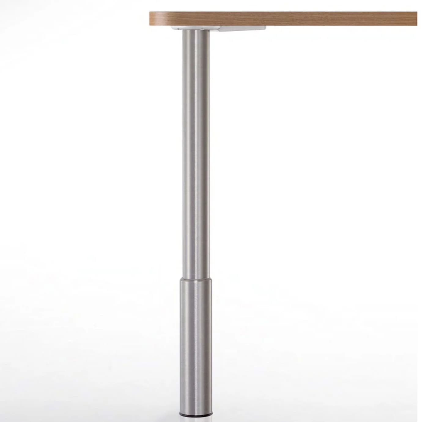 TopLine Tischbein Studio 91,5-109,5cm Stützfuß Edelstahloptik höhenverstellbar - Bild 2