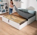 PAIDI Universalliege Flynn 2-in-1 Ausziehbett Weiß Bild 5