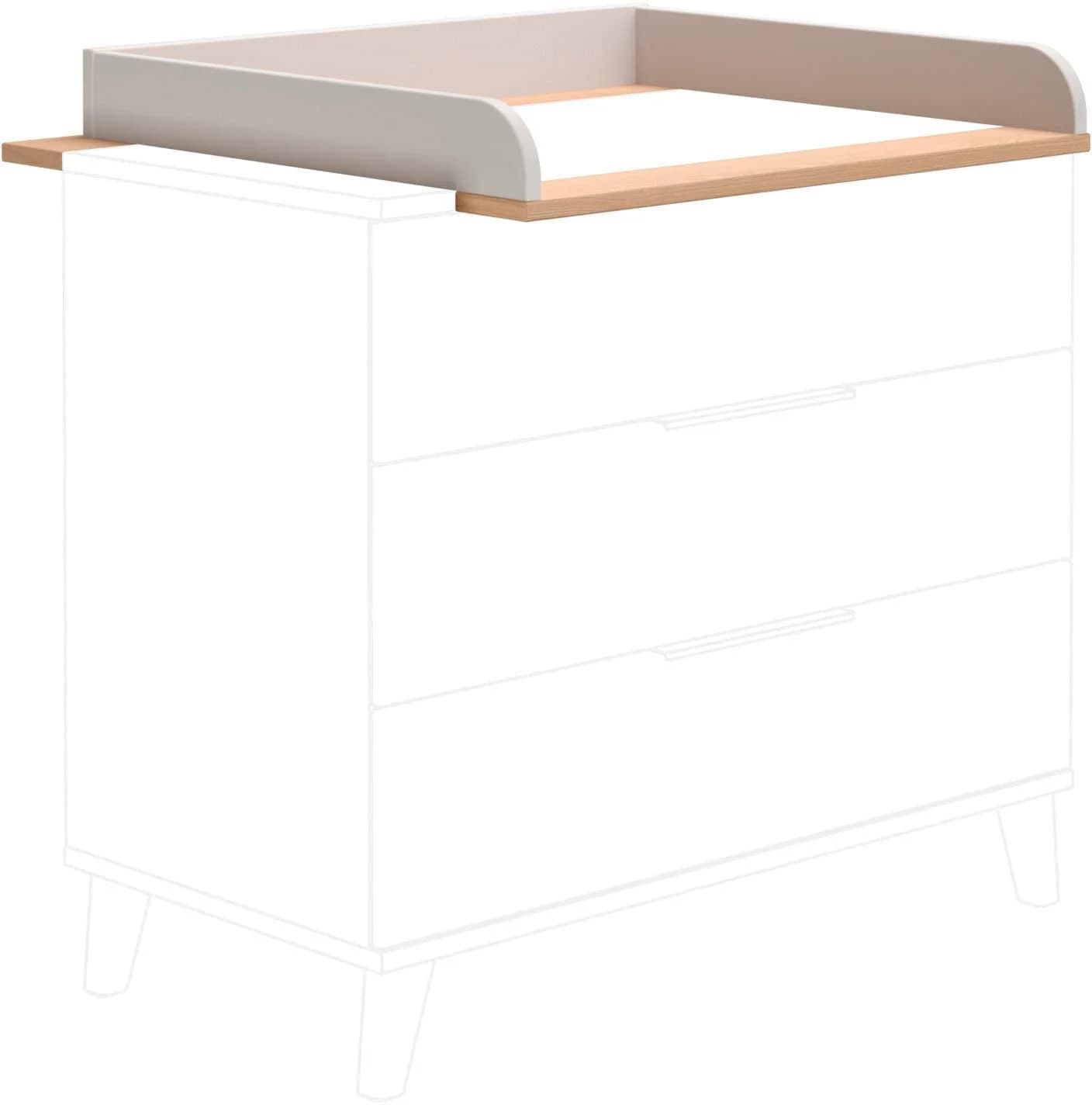 Wickelaufsatz PAIDI FIENE grau Kieselgrau Scandinavian Wood