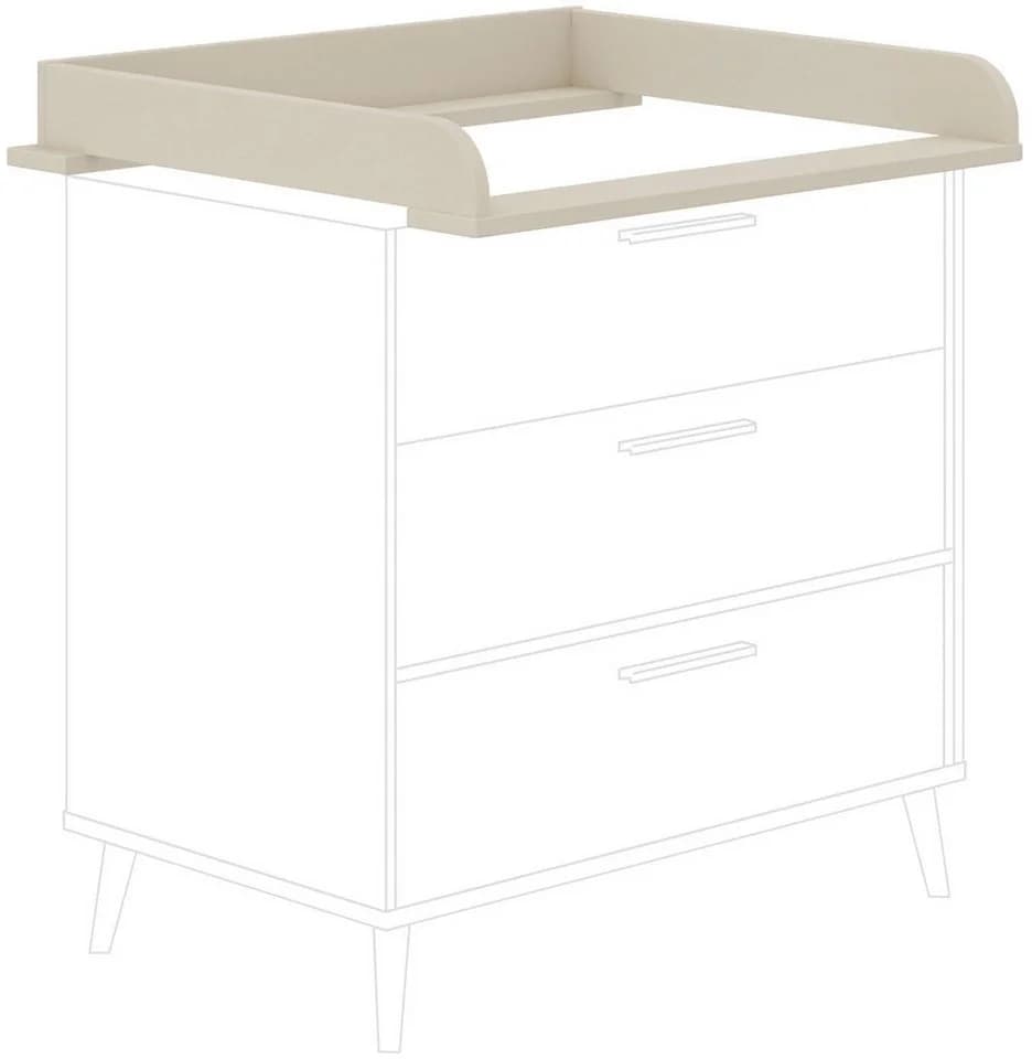 PAIDI Wickelaufsatz EEFJE Beige Holzwerkstoff Wickelkommode - Bild 2