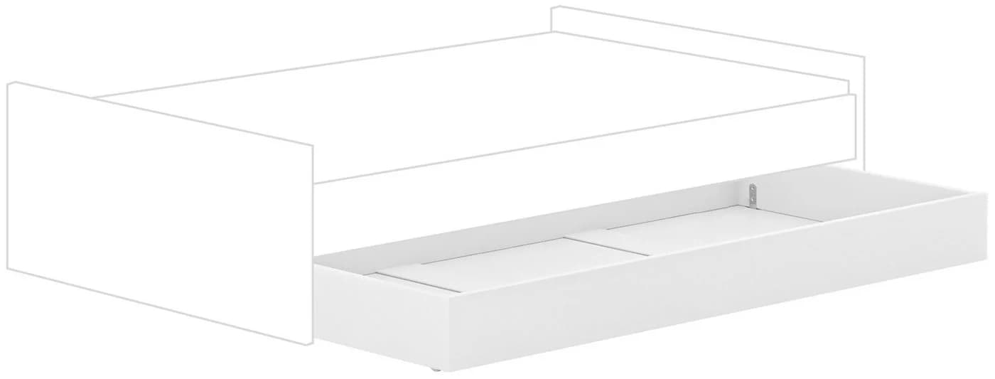 PAIDI Bettschubkasten Kreideweiß mit Schubladen - Bild 2