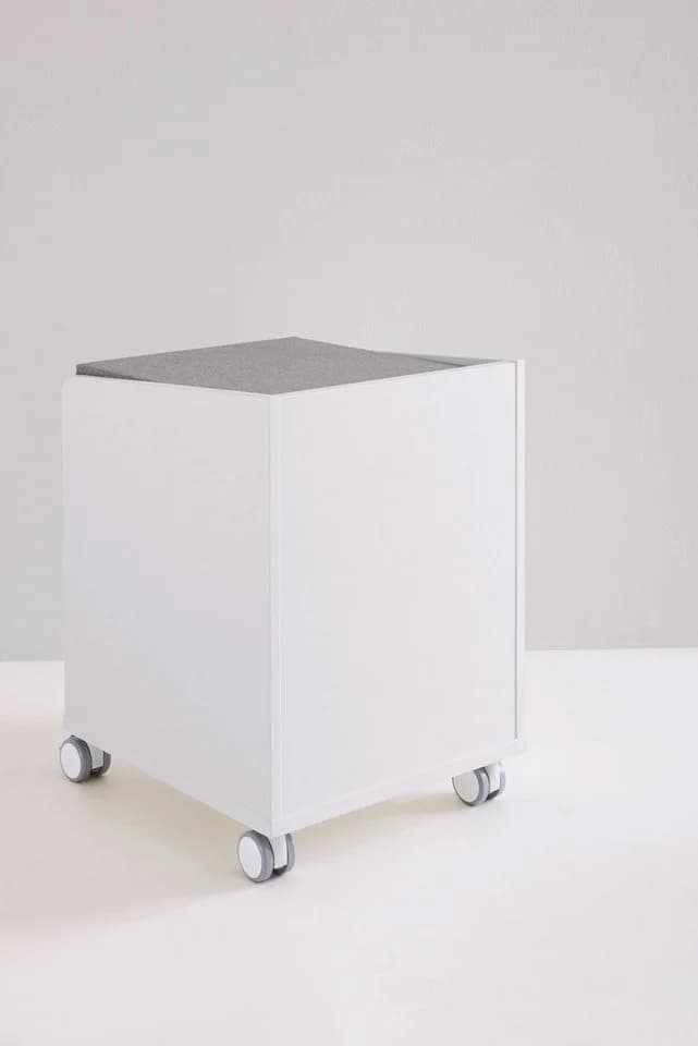 PAIDI Diego Rollcontainer Weiß mit 2 Schubladen - Bild 3