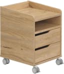 PAIDI Diego Rollcontainer Eiche-Montana mit Soft-Close Schubladen Bild 1