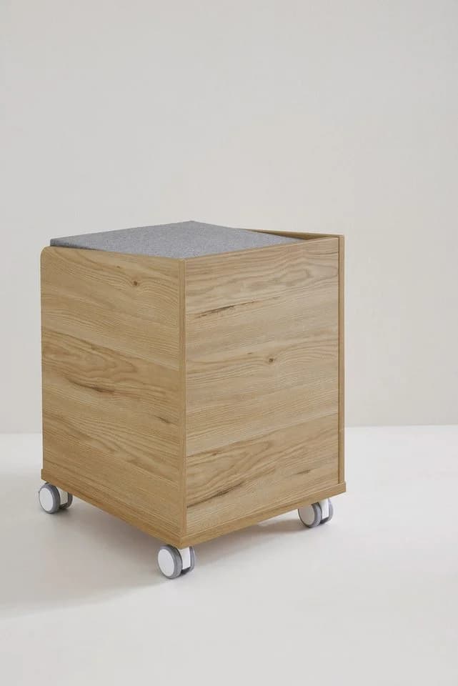 PAIDI Diego Rollcontainer Eiche-Montana mit Soft-Close Schubladen - Bild 3