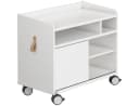 PAIDI Rollcaddy S Container mit Schiebetür und Rollen Kreideweiß Bild 1