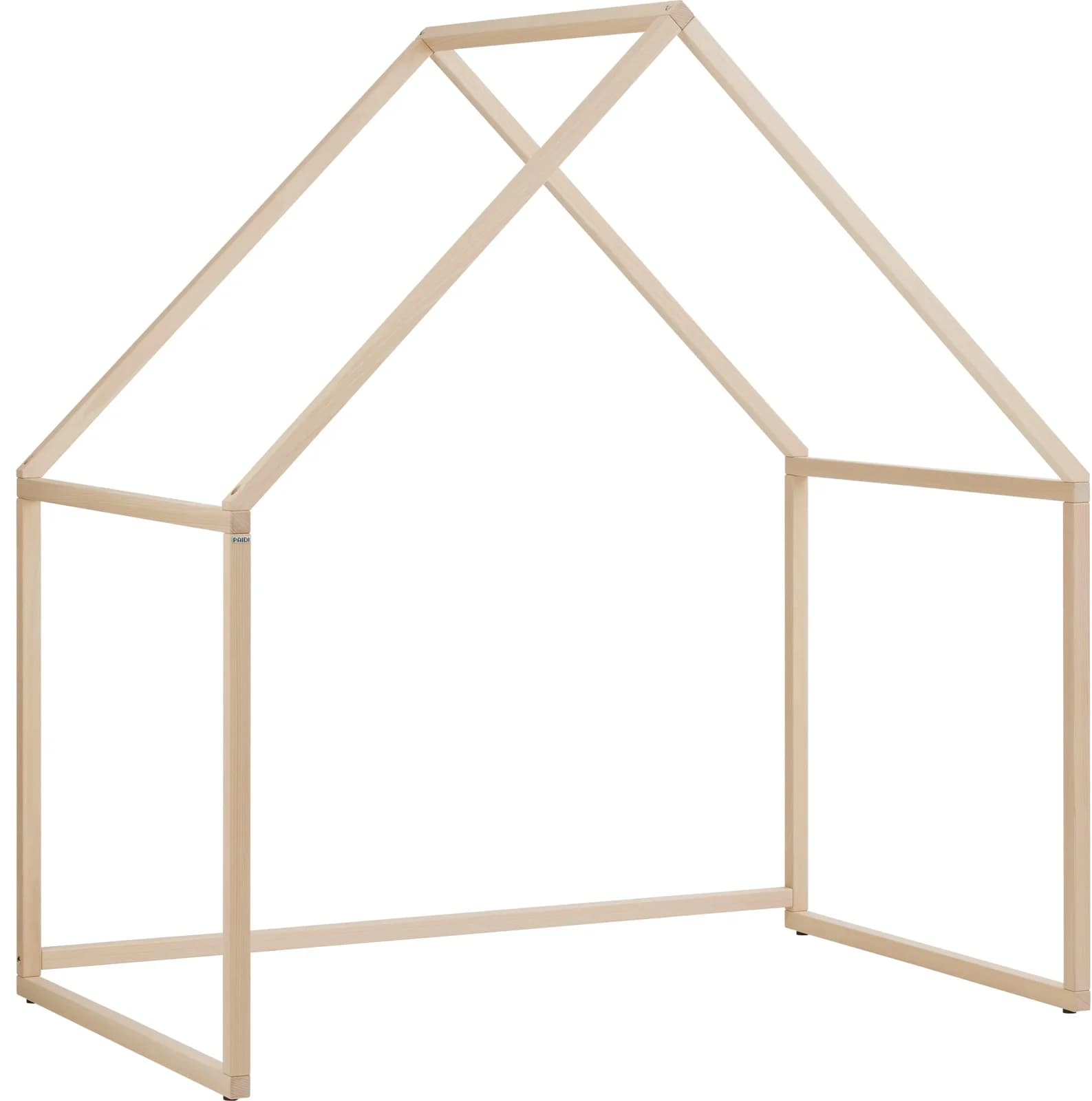 PAIDI Hausbett Little House Buche Massivholz Natur