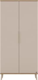 Montana Kleiderschrank aus Holz und Spanplatte in Beige und Cashmere Bild 2