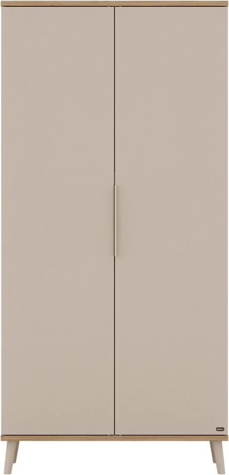 Montana Kleiderschrank aus Holz und Spanplatte in Beige und Cashmere - Bild 2