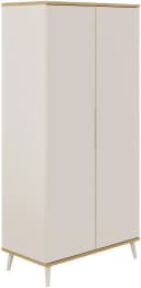 Montana Kleiderschrank aus Holz und Spanplatte in Beige und Cashmere Bild 3