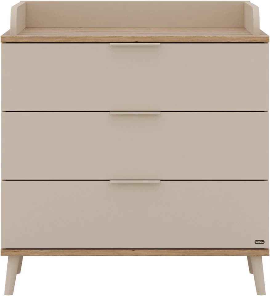 Wickelkommode YUNY BY PAIDI Hazel 3 Schubladen Beige - Bild 2