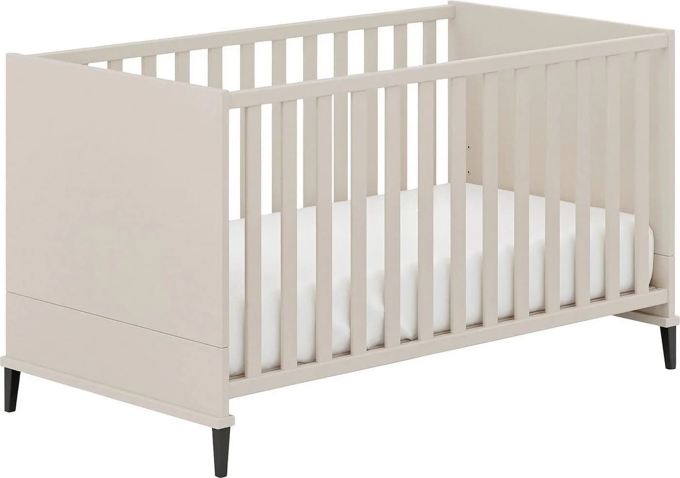 HOME AFFAIRE Babybett ARI Beige höhenverstellbar umbaubar - Bild 2