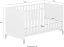 HOME AFFAIRE Babybett ARI Beige höhenverstellbar umbaubar Bild 4