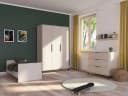 HOME AFFAIRE Wickelkommode ARI Beige 3 Schubladen Soft-Close Bild 1
