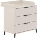 HOME AFFAIRE Wickelkommode ARI Beige 3 Schubladen Soft-Close Bild 2