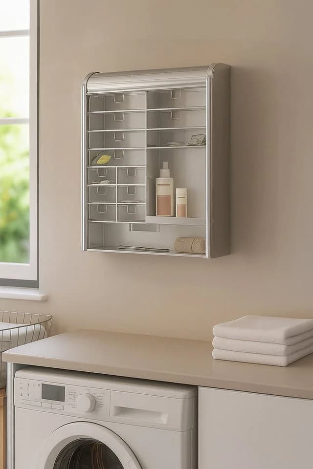 BISCHOF Salus Medizinschrank Silbergrau Kunststoff - Bild 3
