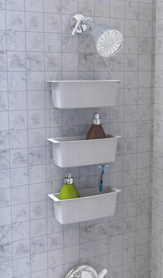 Bischof Drehregal Easy Weiß 3 Ablageflächen Polypropylen