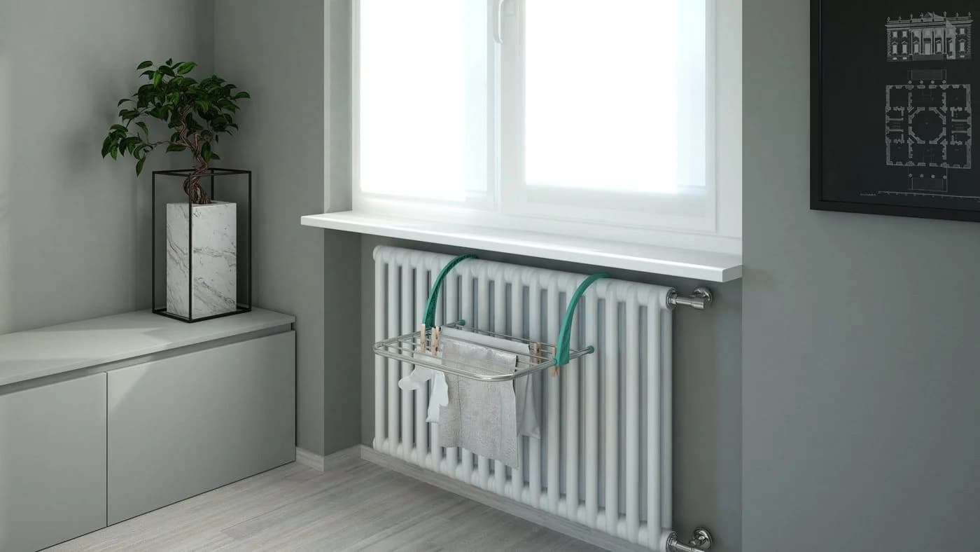 BISCHOF COLOMBO Wäschetrockner Gocciolo türkis/silber Aluminium