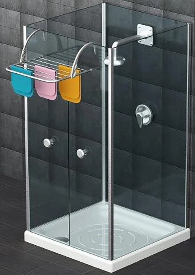 BISCHOF COLOMBO Wäschetrockner Gocciolo türkis/silber Aluminium - Bild 5