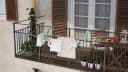 Bischof Colombo Balkonwäschetrockner Balcony Türkis/Silber Bild 1