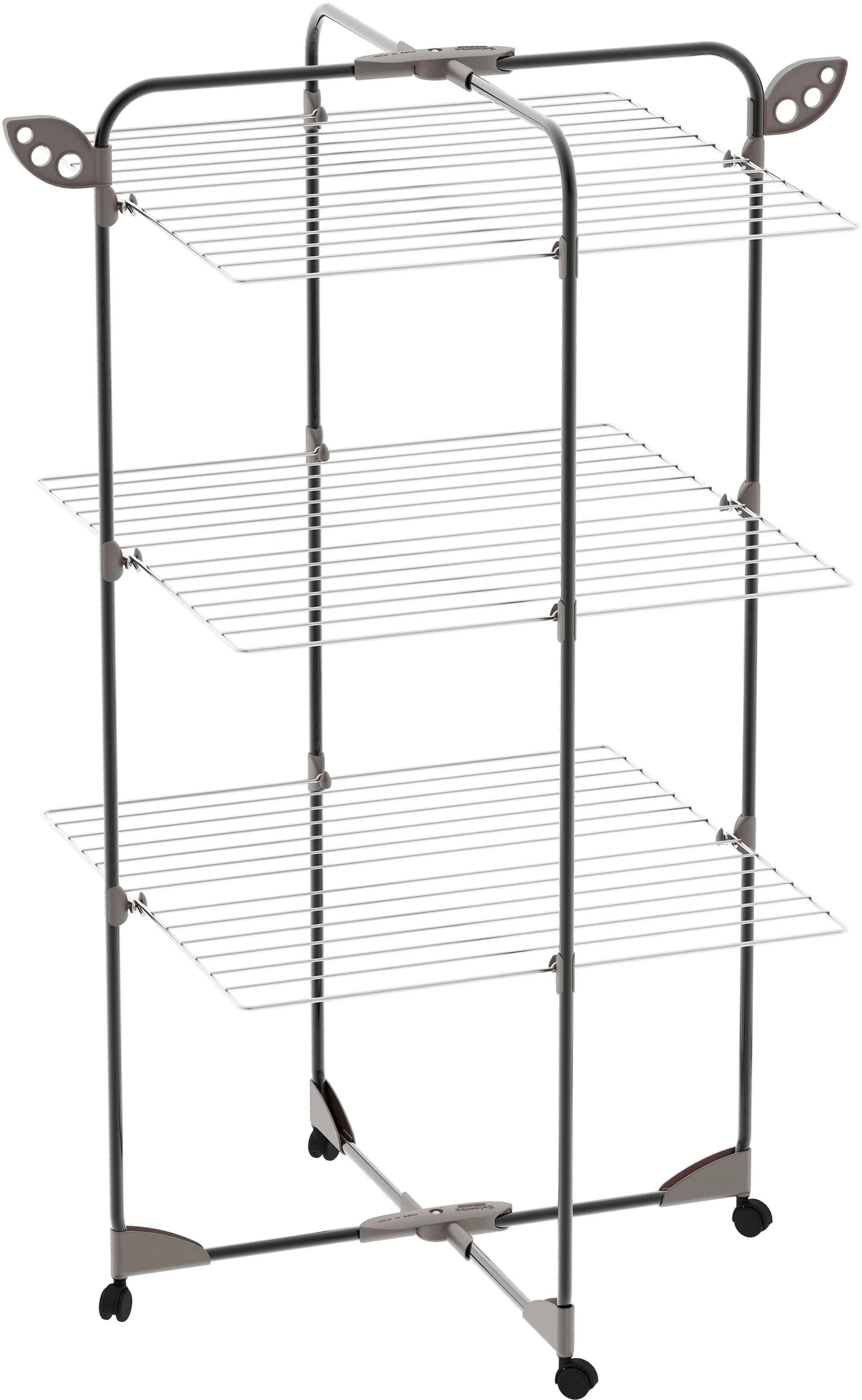 Bischof Alpina 30 Turmwäscheständer Schwarz Aluminium