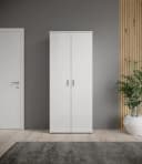 HBZ-MEBLE Schuhschrank Lincoln Weiß Glanz 2 Türen Bild 5