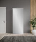 HBZ Lincoln Schuhschrank Weiß mit Spiegeltüren Bild 1