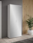 HBZ Lincoln Schuhschrank Weiß mit Spiegeltüren Bild 5