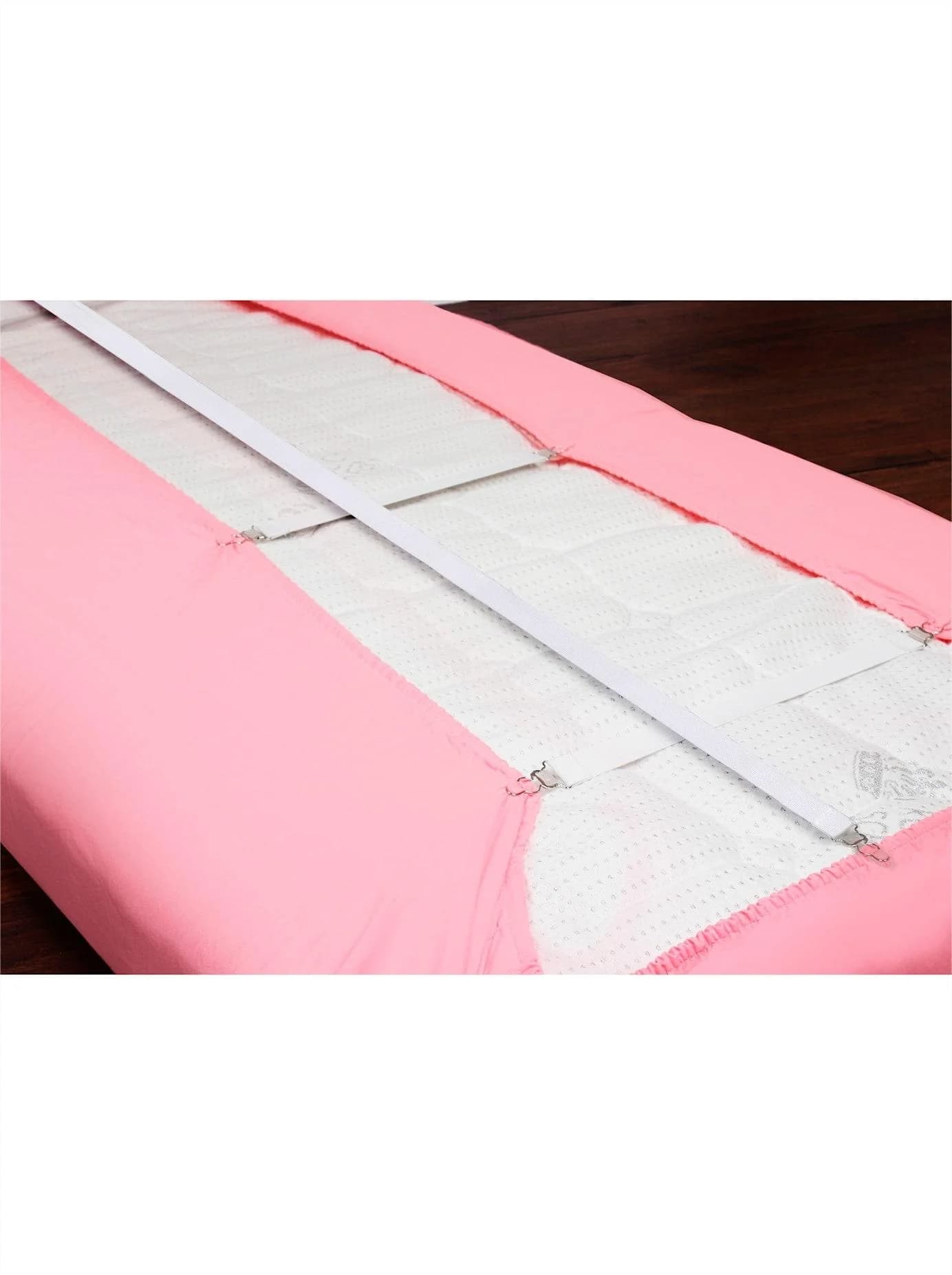 Bettbezug, weiß, Polyester, 75% Polyester, 15% Latex, 10% Metall, Bettbezüge