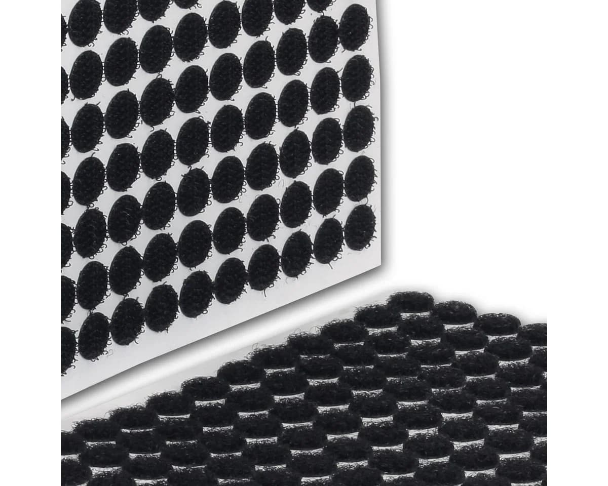 Sintron Klettpads selbstklebend schwarz 10mm 200 Stück