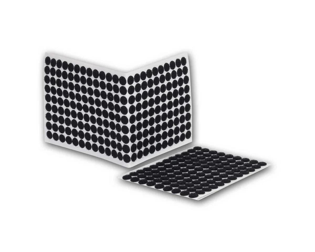 Sintron Klettpads selbstklebend schwarz 10mm 200 Stück - Bild 2