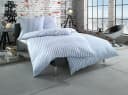 BETTWAESCHE-MIT-STIL Bettwäsche Oslo Mako Perkal Batist 3-teilig Hellblau Bild 2