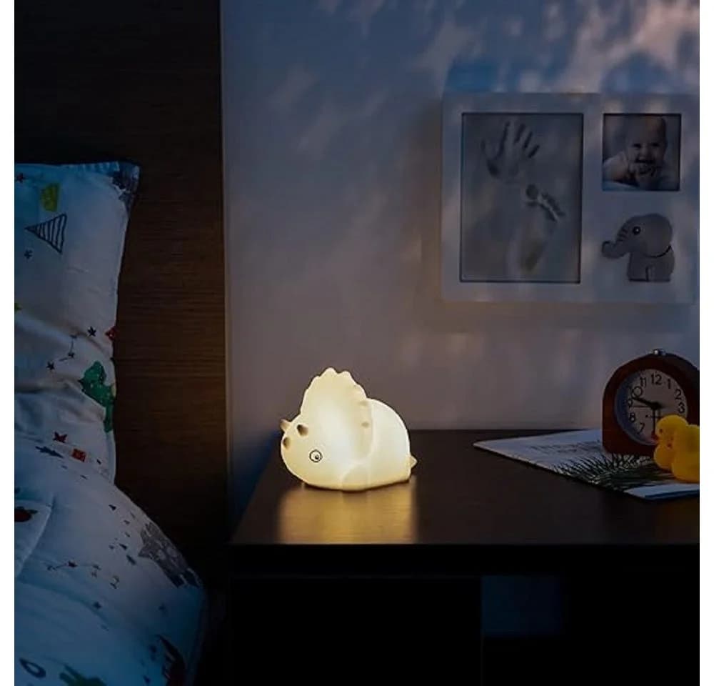 HEITECH Nachtlicht mit 3 Lichtmodi, RGB-Farbwechsel & Timer, USB-C