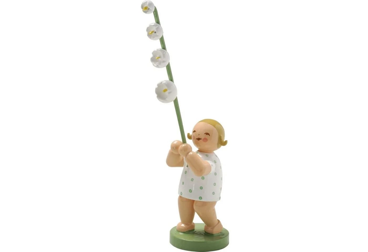 Wendt & Kühn Sammelfigur Mädchen mit Maiglöckchen Grün/Weiß