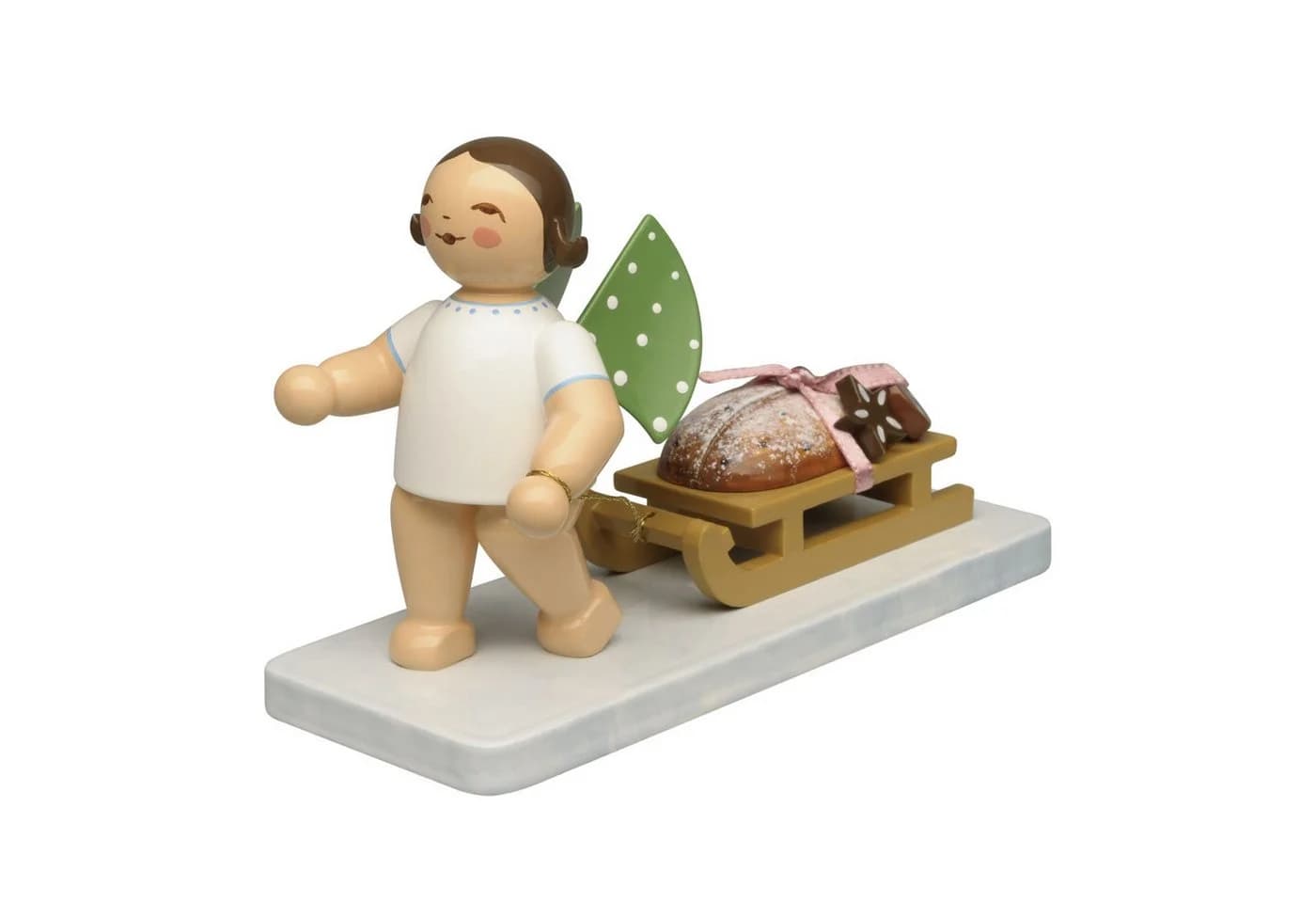 Wendt & Kühn Grünhainicher Engel mit Stollen Lebkuchen 650/173