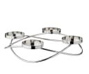 EDZARD Adventskranz Alva Edelstahl Silber Ø 33 cm Bild 1